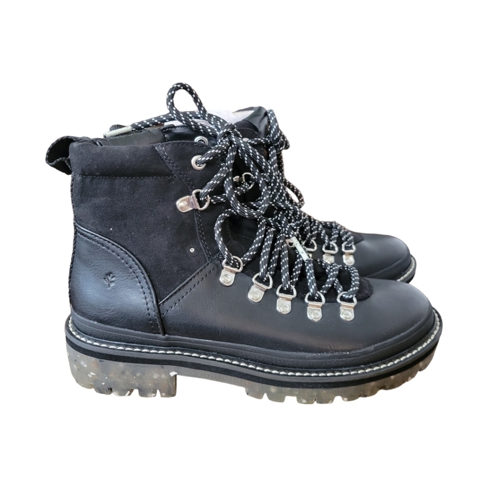 Steve Madden‎ Womens Bunii Faux Leather Combat & Lace-up Boots 7.5 - Picture 8 of 15